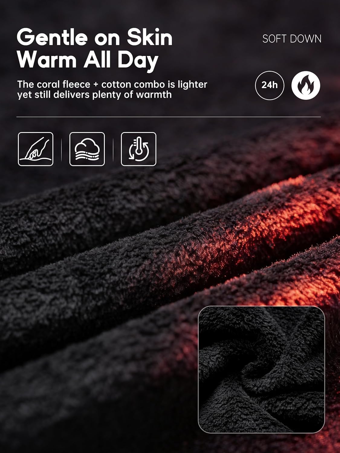 FREE SOLDIER Boy's Waterproof Warm Ski Jacket Windproof Fleece Thick Kids Winter Coat with Hood for Snowboarding Outdoor - Image 3