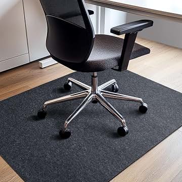 COSYLAND Alfombrilla de Protección para el Suelo, Alfombrillas para Sillas de Oficina, Alfombras para Sillas Multifuncionales, Alfombrillas para Oficinas para el Hogar, Gris