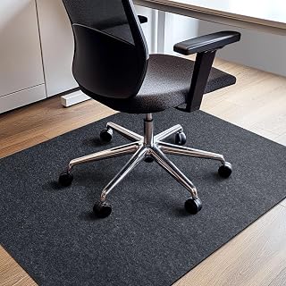 COSYLAND Alfombrilla de Protección para el Suelo, Alfombrillas para Sillas de Oficina, Alfombras para Sillas Multifuncionales, Alfombrillas para Oficinas para el Hogar, Gris