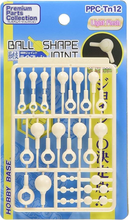 ホビーベース 関節技 球体ジョイント ライトフレッシュ ホビー用パーツ PPC-Tn12