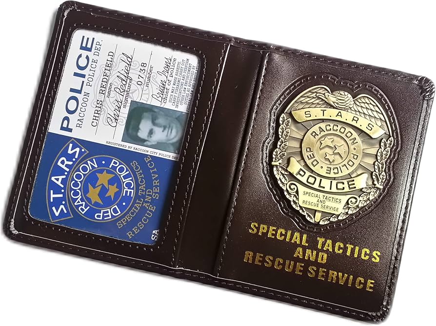 Resident Evil Carteira dos S.T.A.R.S ID Chris Redfield | Bio