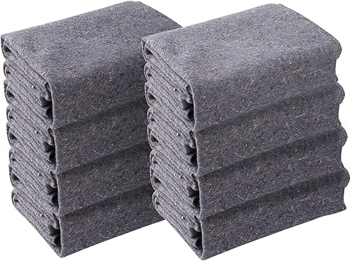 Miniatura 12 de VEVOR Mantas móviles, 21 lbsdz-12 paquetes, gris