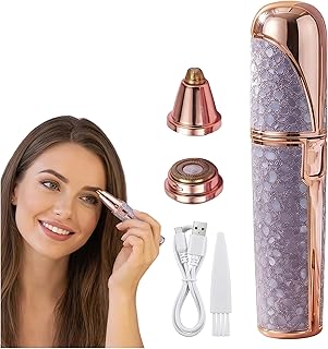 Depilación facial recargable 2 en 1 y afeitad...