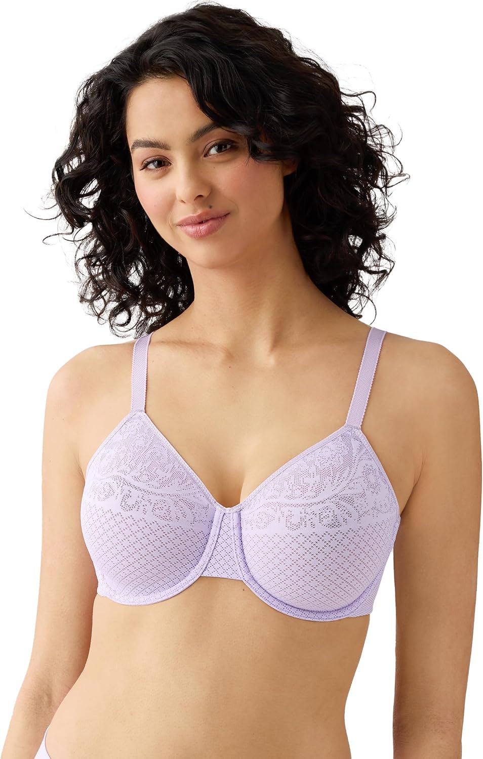 Wacoal Women's Visual Effects Unlined Full Coverage Underwire Minimizer Bra, 857210, Pastel Lilac, 44DDD - Image 1 of 6