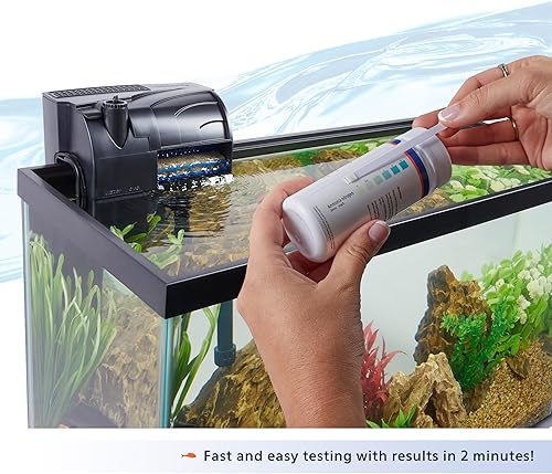 Miniatura 6 de Aqueon Tiras de prueba de amoníaco para acuario, 50 unidades