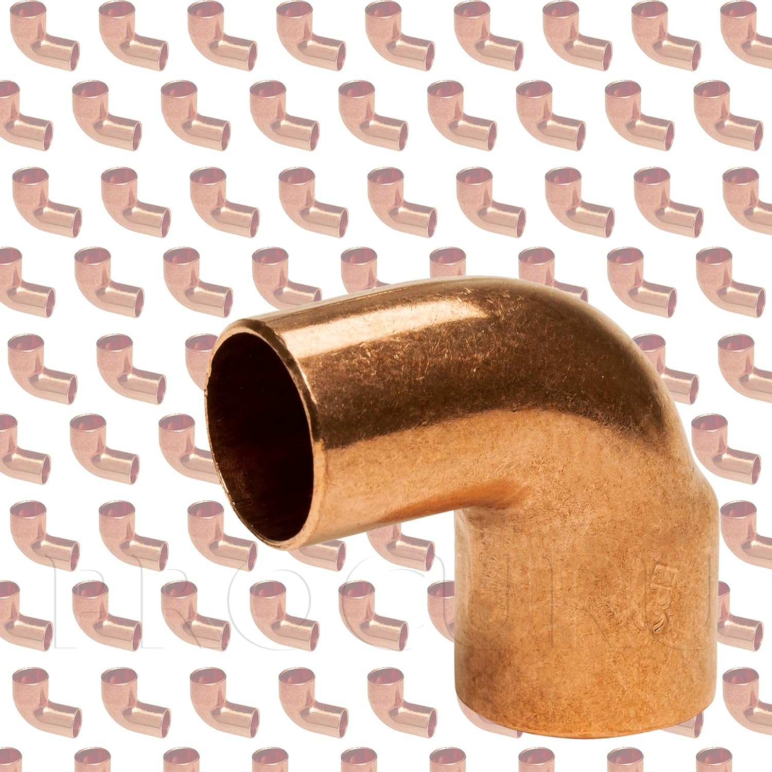 PROCURU 10-Pack 1/2-Inch Copper Street 90-Elbow C x FTG, Certified Safe (CWSN0012-10P)