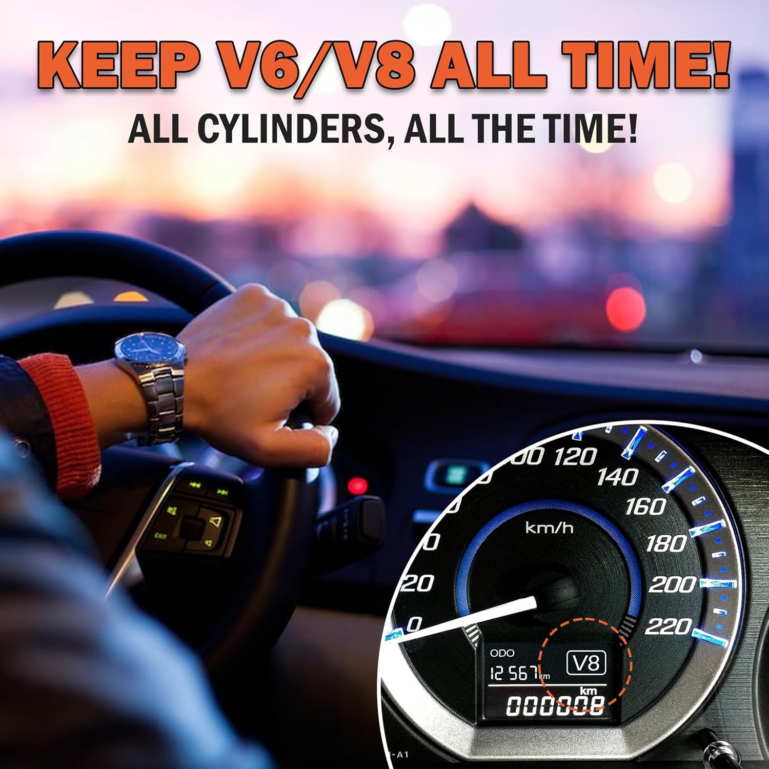 AFM DFM Device Active Fuel Management Module – Compatible with V6 & V8 GM Motors (4.3L 5.3L 6.0L 6.2L) Red