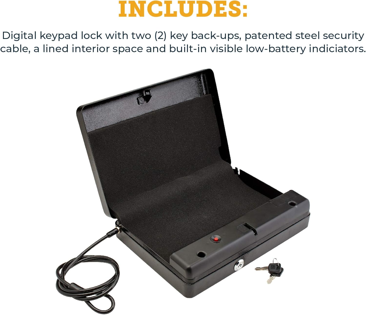 SnapSafe 75432 Keypad Safe