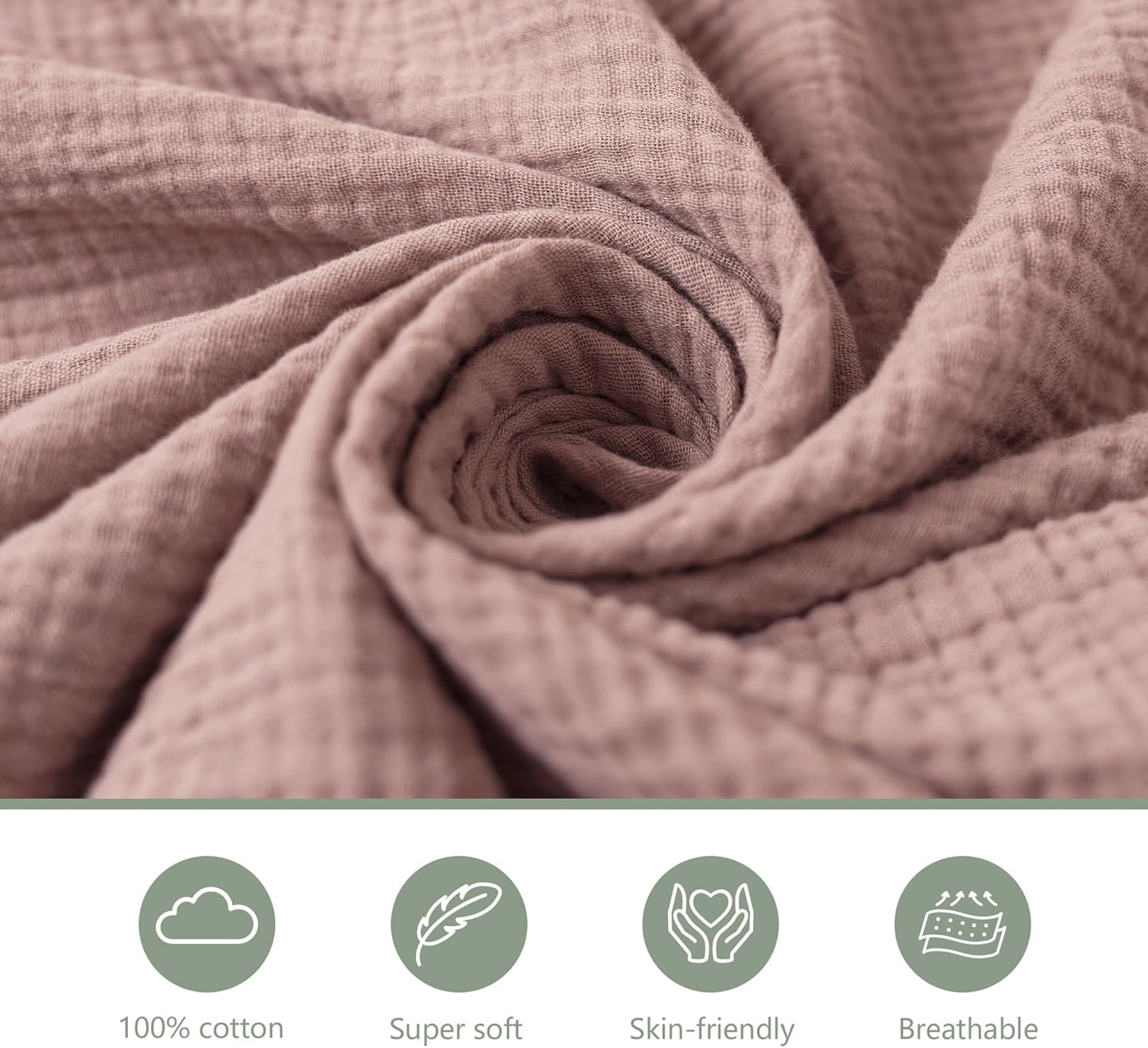 Baby Bassinet Sheets 3 Pack for Boys & Girls, Soft Breathable Muslin Cotton Bassinet Mattress Cover, Universal Fit for Hourglass, Oval, and Rectangle Mattress (Daisy Petal) - Image 3