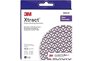 3M Xtract Net Disc 710W, 5 Inch Sanding Discs, Multi-Pack, Virtually Dust-Free