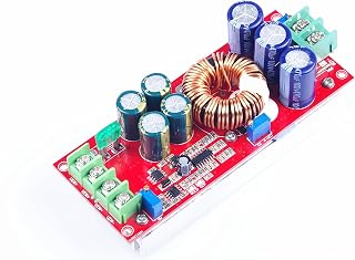 DC-DC 1200W 20A DC Converter Boost Step-up Power Supply Module in 10-60V / Out 12-83V Boost Adjustable Constant Voltage Constant Current Board Charging Module