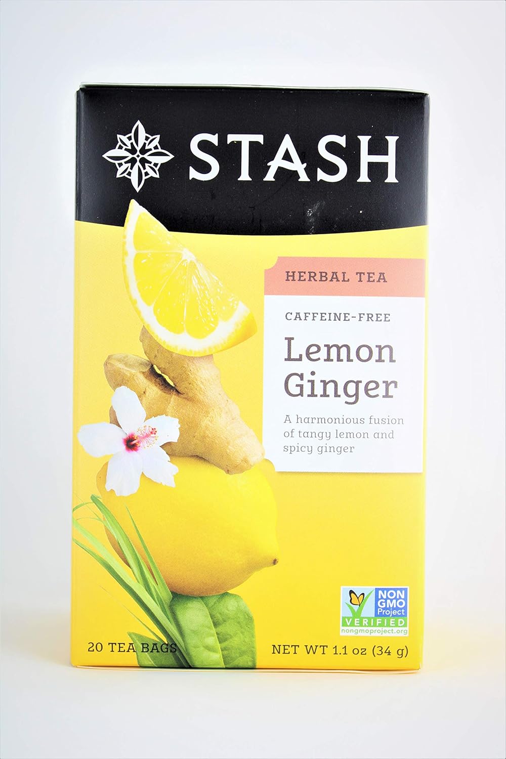 Stash Tea Lemon Ginger (Pack of 3) Herbal Teas Grocery