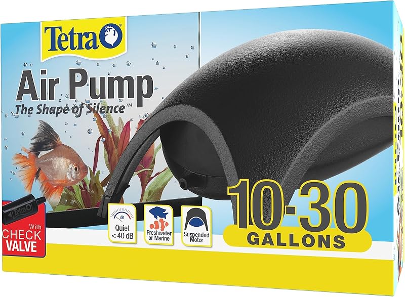 Tetra Whisper Air Pump with Minimal Noise and Maximum Air Flow