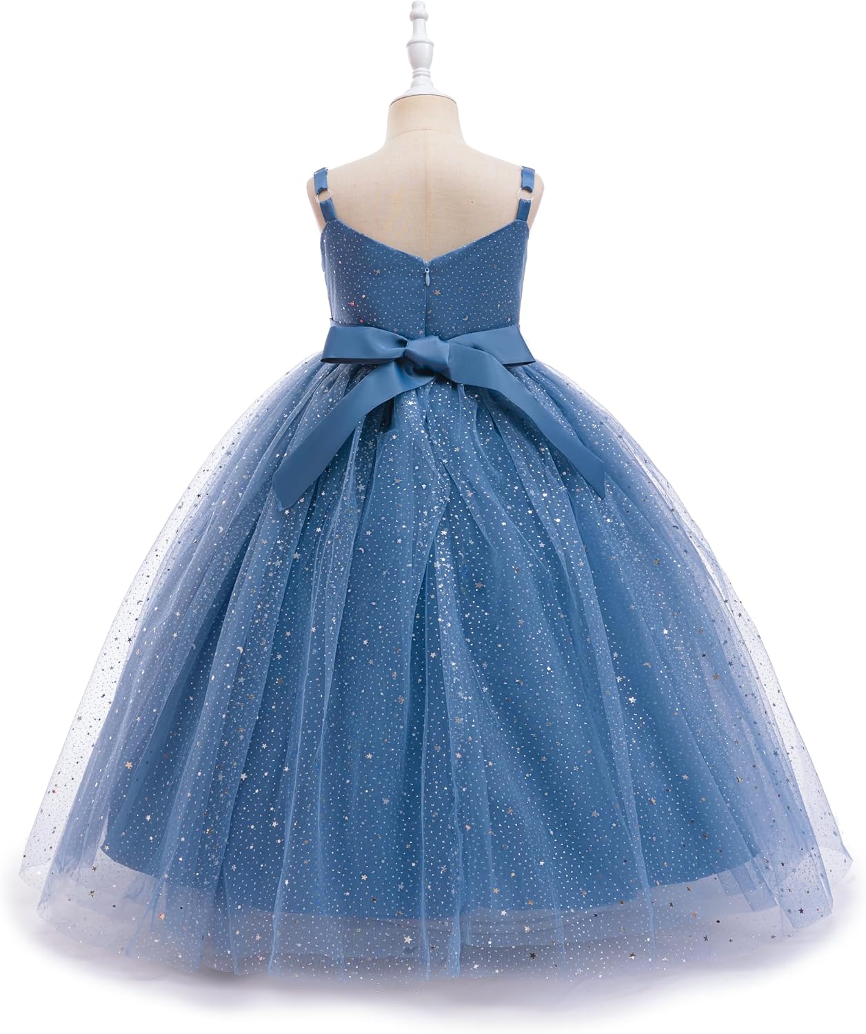 Glamulice Princess Sparkle Tulle Dress Flower Girl Little/Big Girls Wedding Bridesmaid Dresses Pageant Party Ball Gown
