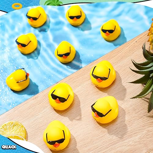 Miniatura 4 de Deekin 20 juegos de regalo de agradecimiento a los empleados a granel para compañeros de trabajo inspiradores mini patos de goma motivacionales