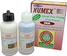 NUMEX White Batch Printing Solution | Fast Drying & Permanent Marking | Ink + Softener Combo | AI Tested | Industrial Grade