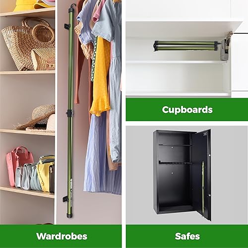 Miniatura 6 de Varilla deshumidificadora segura para pistola  Barra deshumidificadora para espacios cerrados, caja fuerte para armas y bóveda, gabinetes  Protege