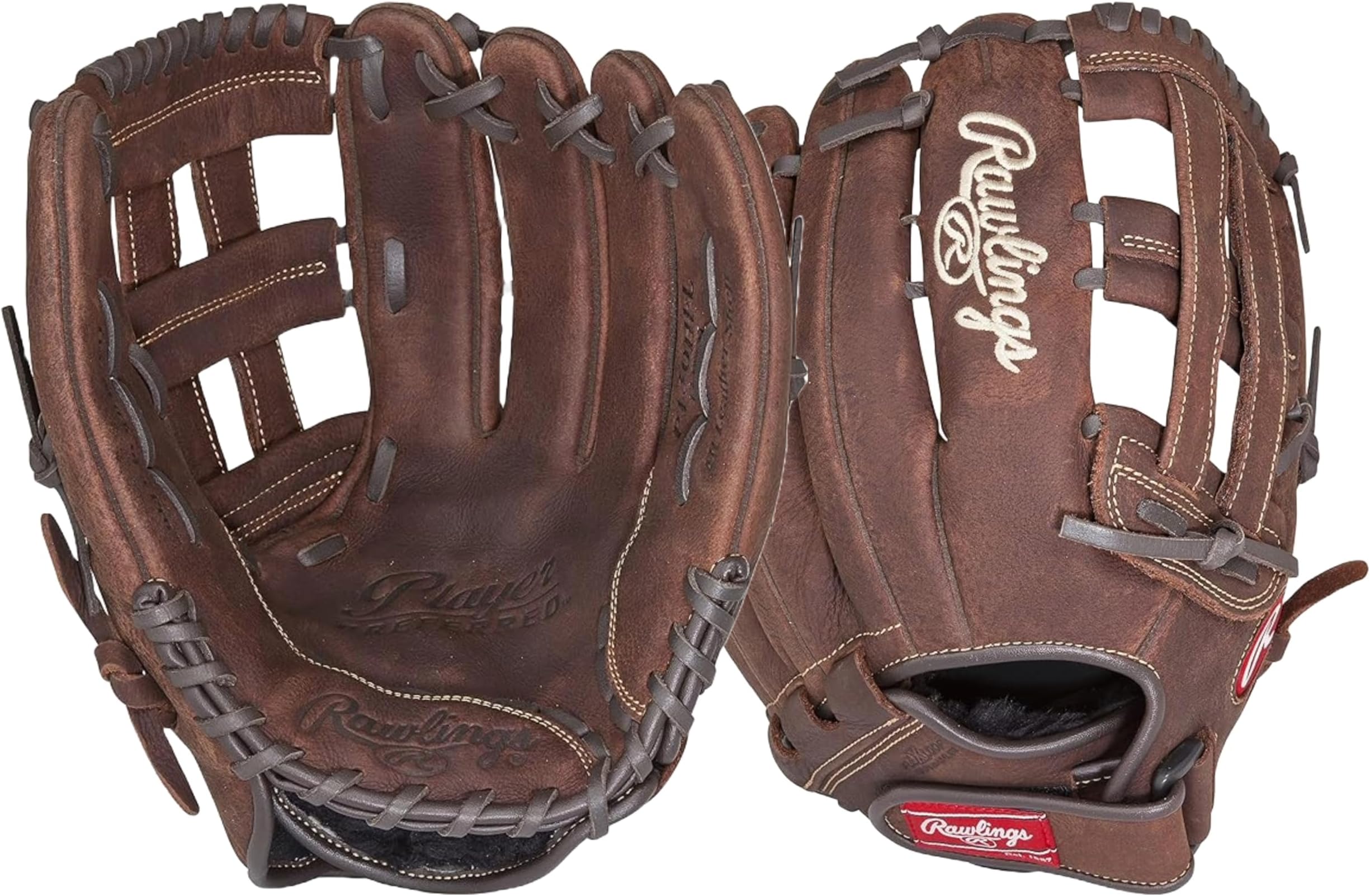Rawlings Player Preferred Baseball Glove, Regular, Slow Pitch Pattern, Pro H Web, 13 Inch