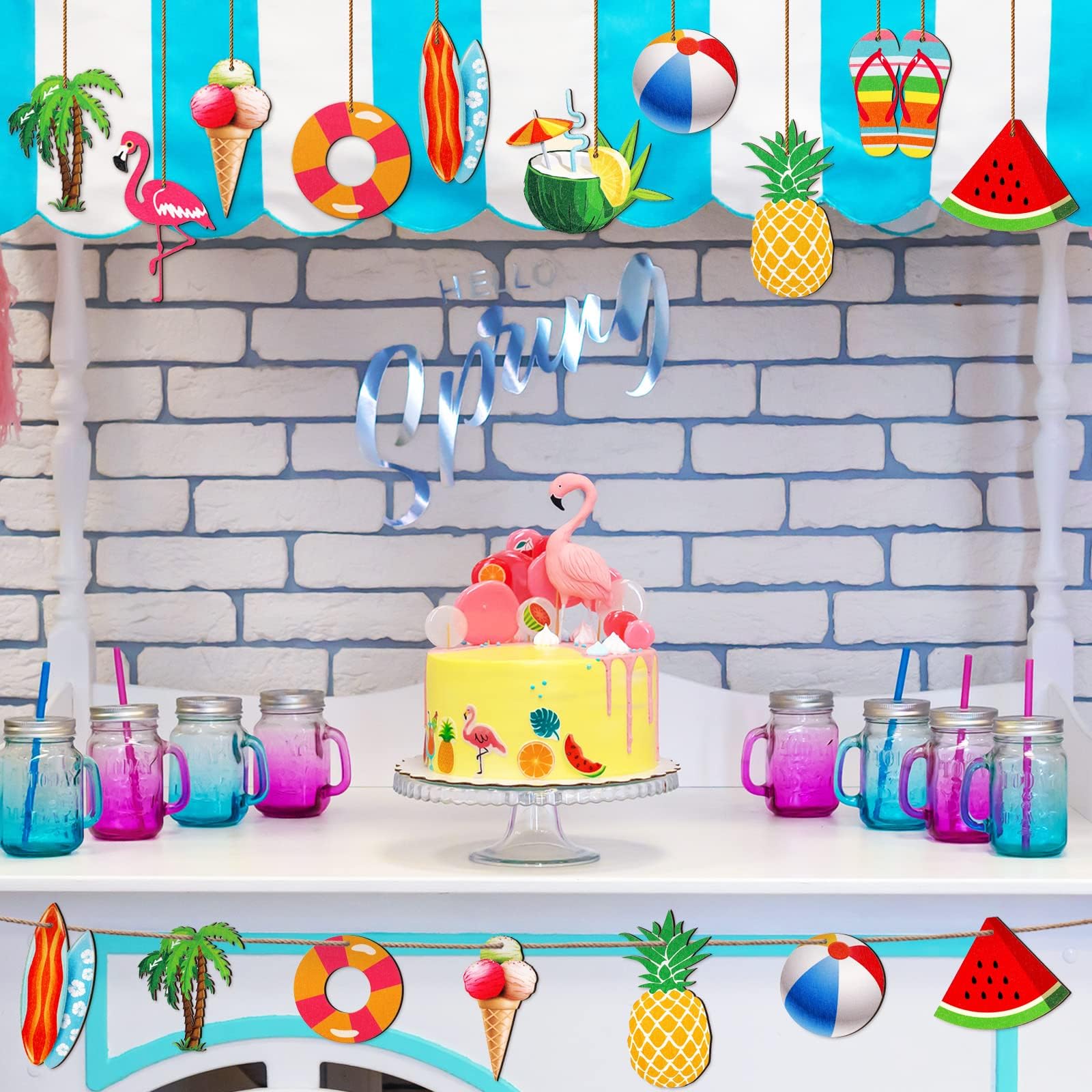 Ornement Arbre Été, 24 Pièces Ornements Été Suspendre | FindTheDeal