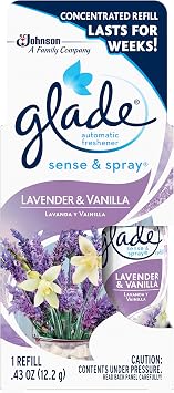 Glade Sense & Spray Refill, Lavender Vanilla, 0.43 Oz