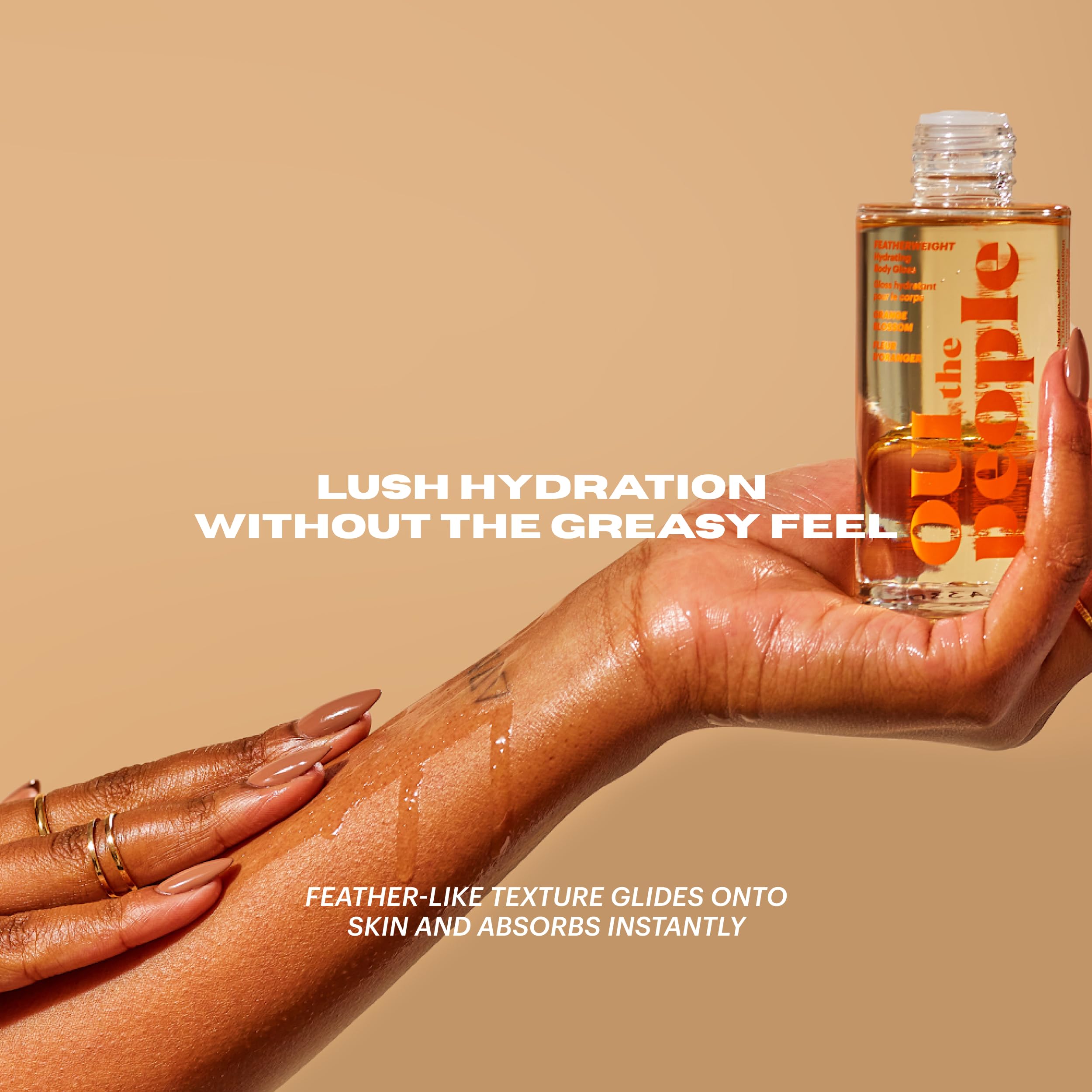 OUI the People Featherweight Hydrating Body Gloss, Orange Blossom, 3.3 oz