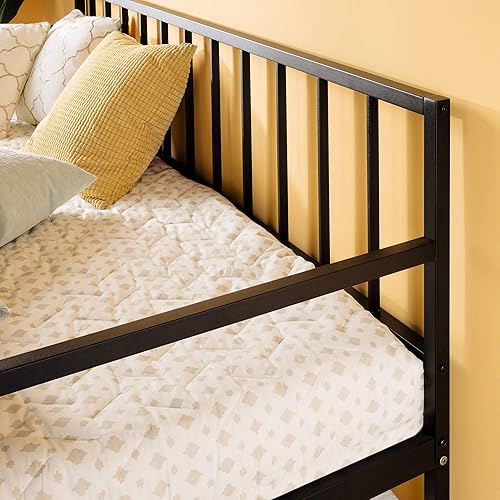 Miniatura 4 de Zinus Eden - Sofá cama de metal con nido base de colchón con soporte de listones de acero fácil montaje colchón de espuma y resortes de 6 pulgadas