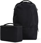 Urth Arkose 20L Modular Backpack + 3.7L Camera Insert - Water Resistant, Anti-Theft, Recycled Bag for DSLR/SLR/Mirrorless, 13-16 Inch Laptop in Black