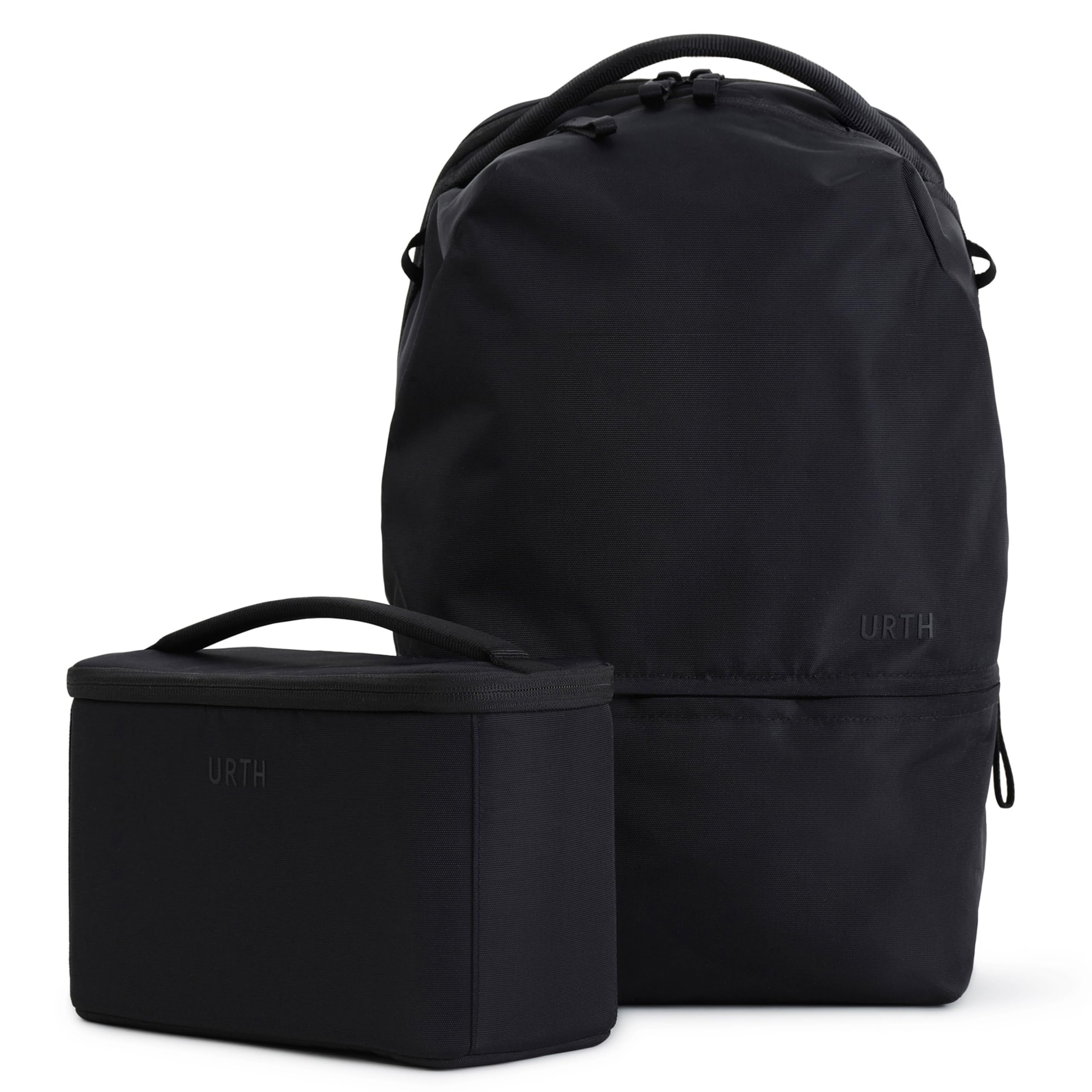Urth Unisex Black Arkose 20L Modular Camera Backpack – For Dslr, Lens, 15/16” Laptop, Weatherproof + Recycled (Black)