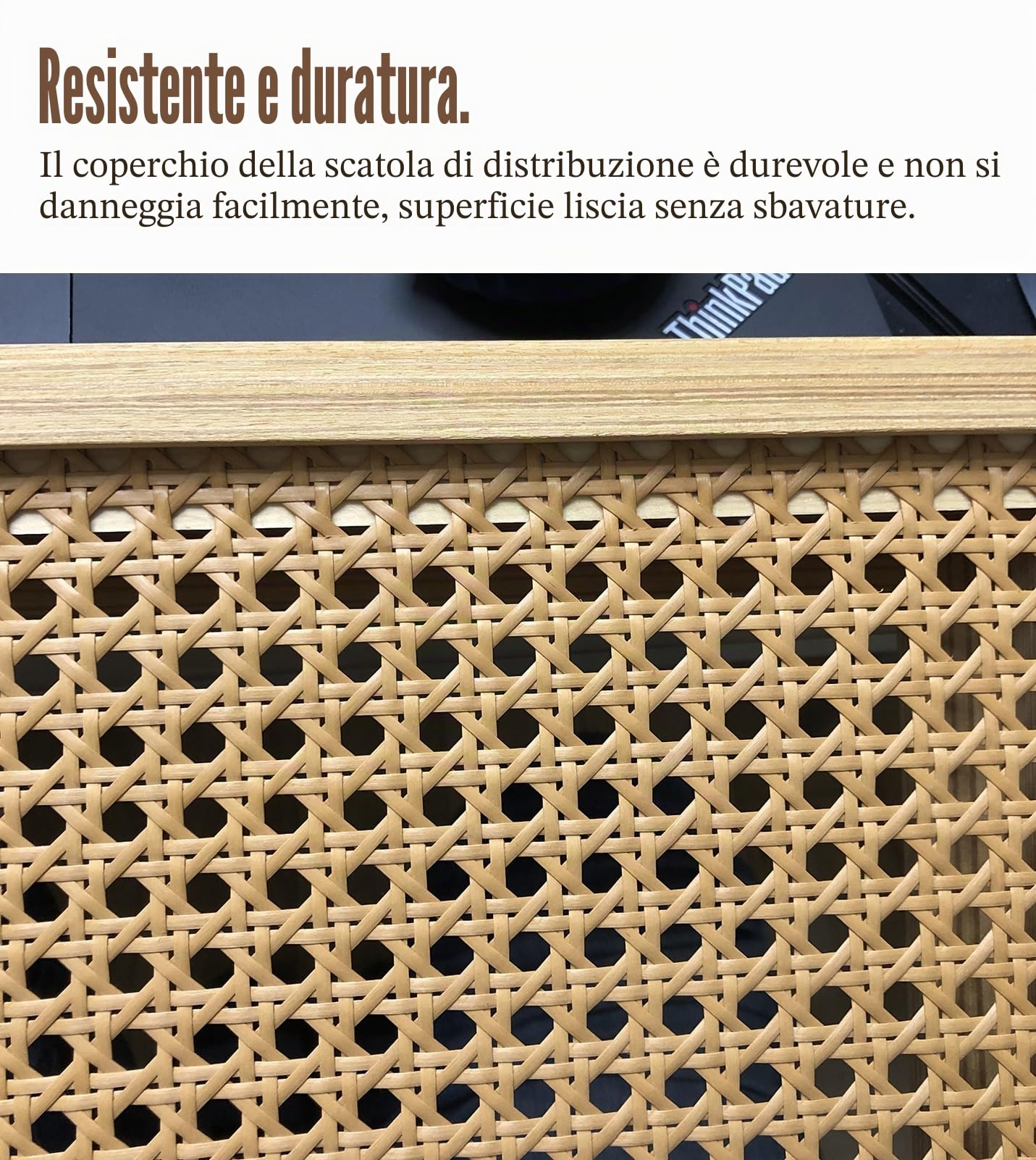 Copri Quadro Elettrico Copertura per Quadro Elettrico da Fattoria con Gancio, Copertura in Legno per Scatola Interruttori e Fusibili, Copertura per Pannello Interruttori per Ufficio/ristorante/soggior