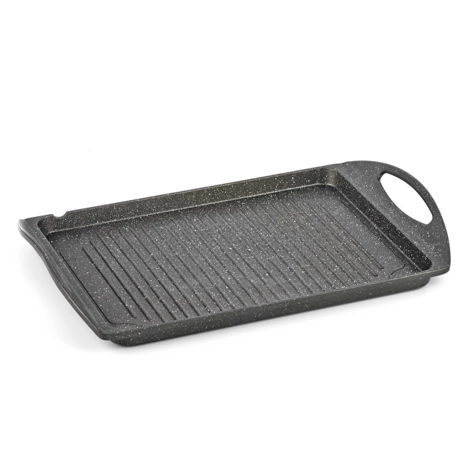 Piastra per Grigliare, in Alluminio pressofuso, 41,2 x 27 x 6 cm