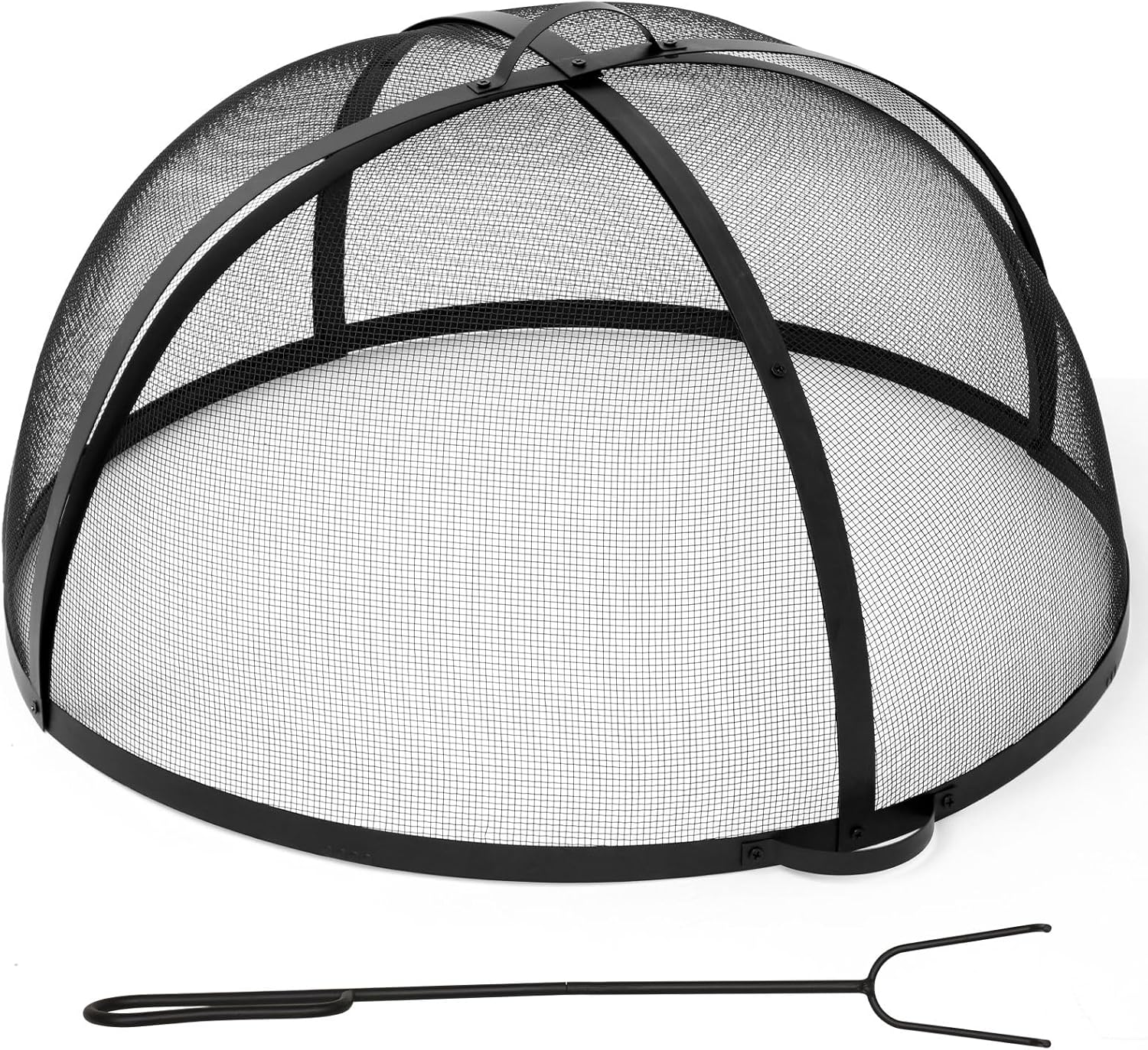 Suzile Diameter Easy Opening Fire Pit Lid Heavy Duty Fire