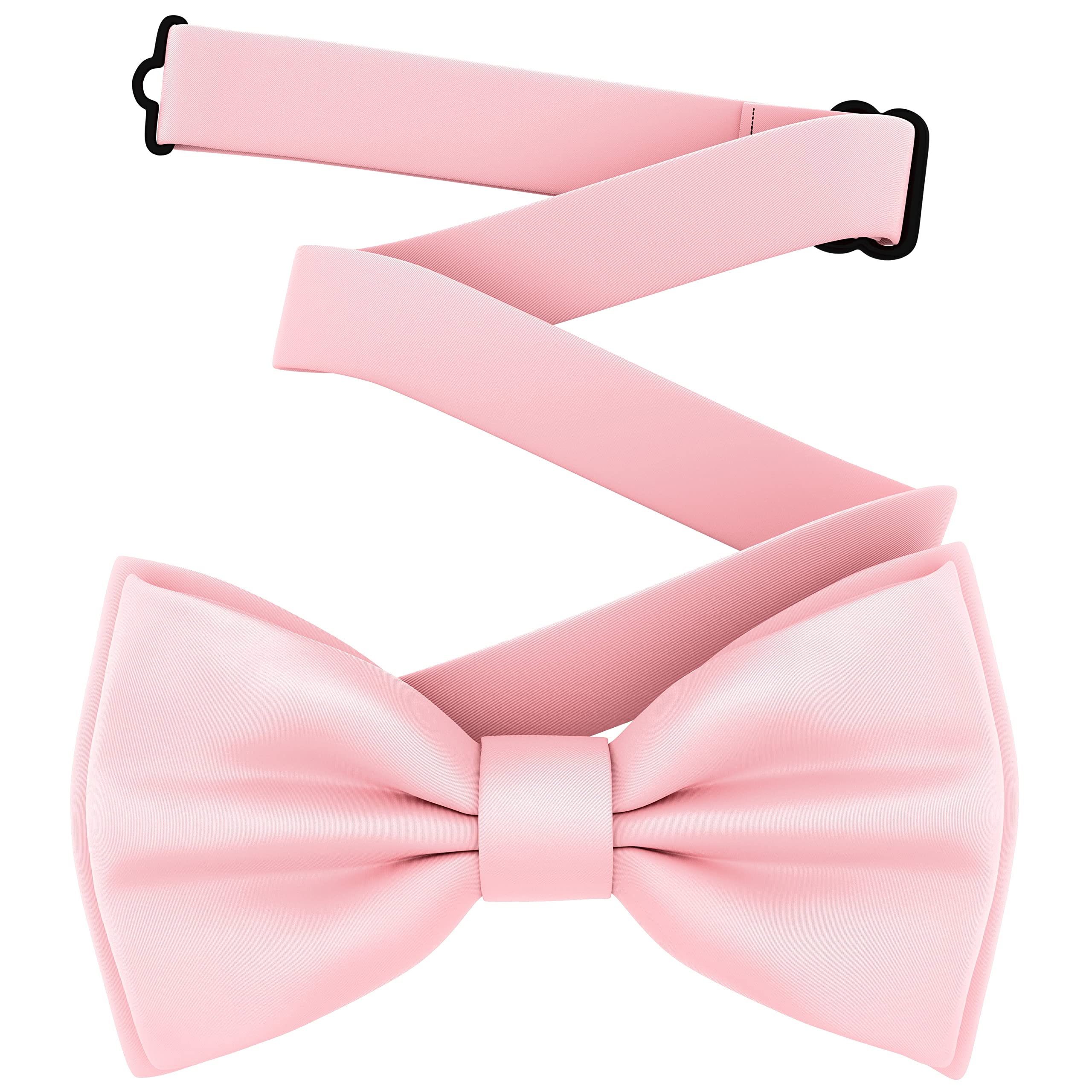 Adam Young Men's Bow Ties Pre-Tied Style Formal Satin Classic Bowtie for Tuxedo Faux Silk
