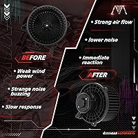 Vista 6 de MAYASAF 700138 Conjunto de motor de ventilador HVAC con jaula de ventilador para Kia 2004 2005 2006 2007 2008 2009 Spectra, 2005-2009 Spectra5