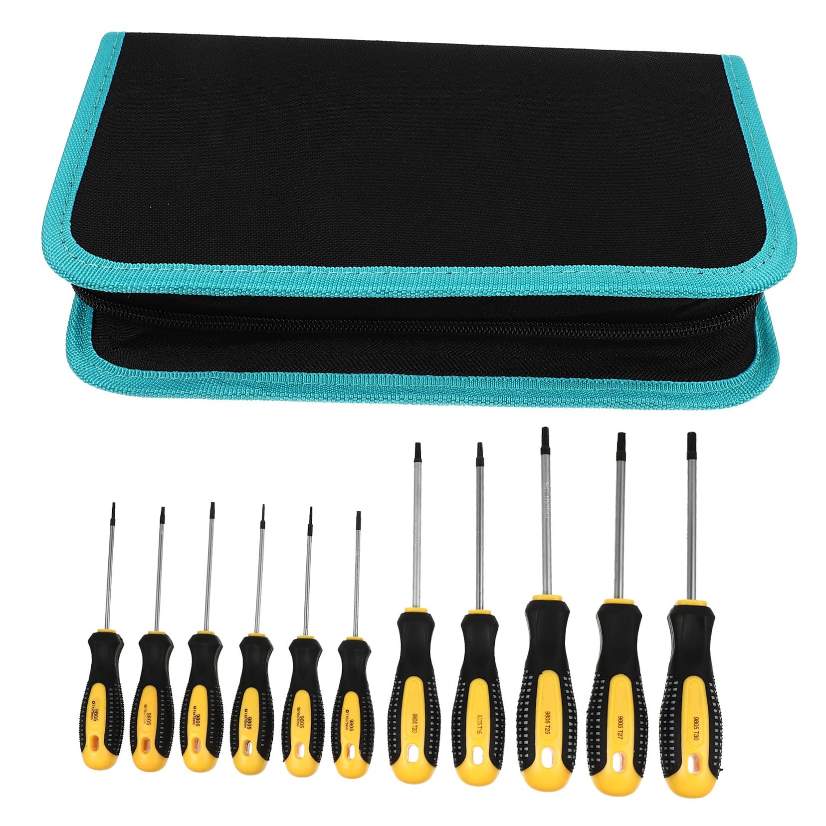 Set Professionale di Cacciaviti a Stella 11 Pezzi T5-t30