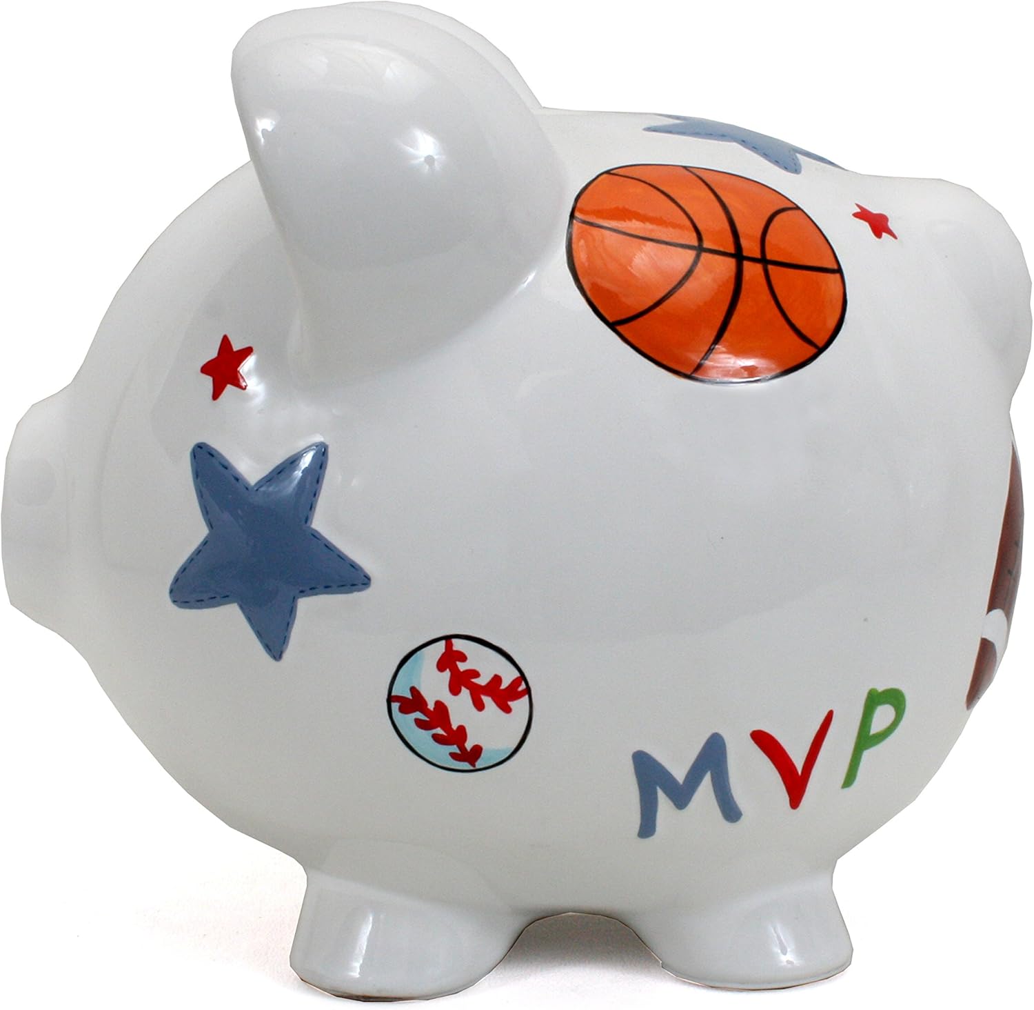 Child to Cherish Ceramic Piggy Bank for Boys, Sports