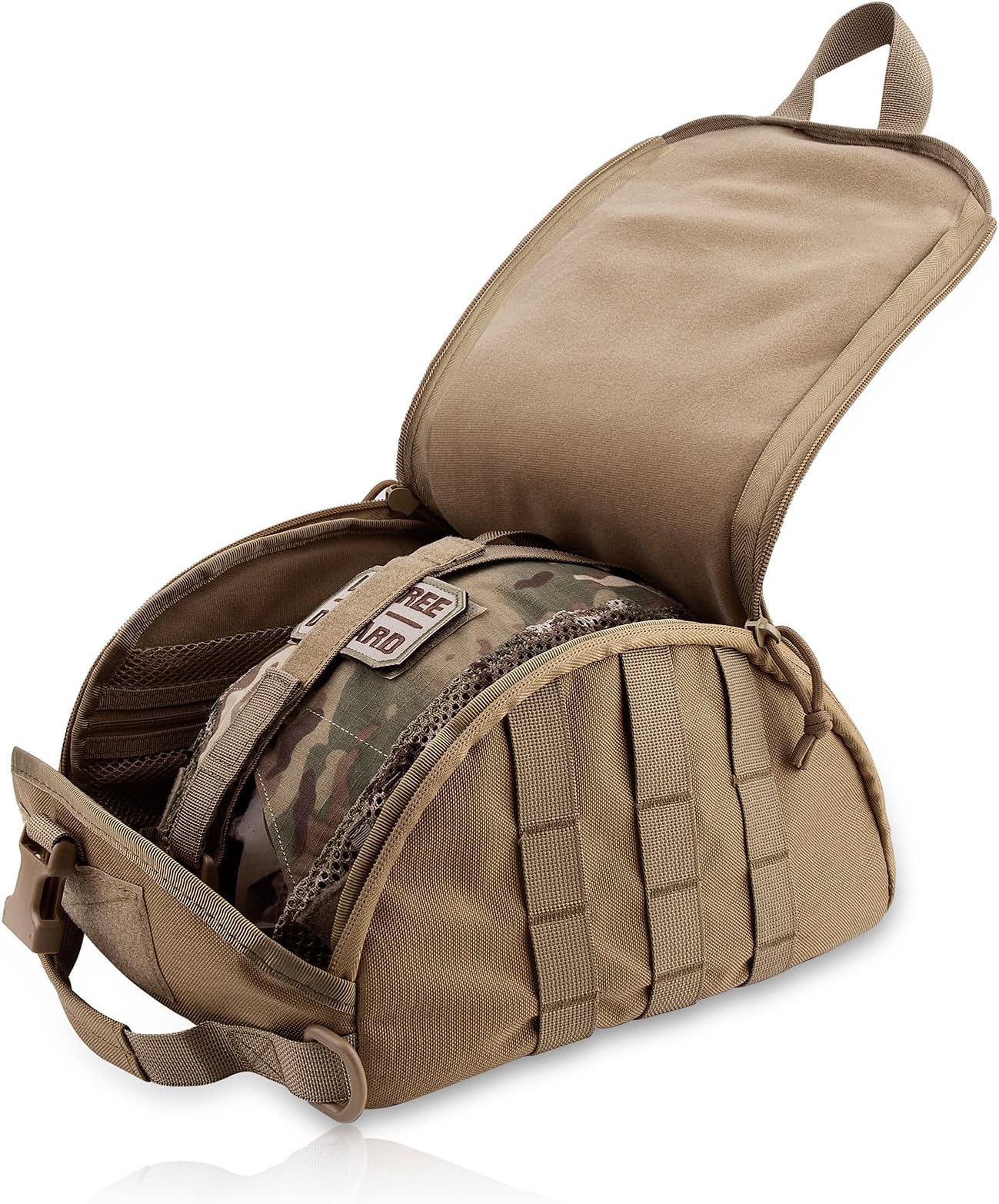 Tactical Helmet Bag Pack,Multi-Purpose Molle Storage Military Carrying Pouch for Sports Hunting Shooting Combat Helmets. …