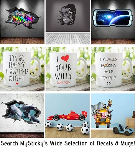 Miniatura 7 de Adhesivos de pared 3D para ventana, diseño de atardecer, 3 tamaños  SML, vinilo decorativo para la pared para dormitorio, salón, niños o cualquier