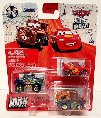 Disney Cars On The Road Mini Racers Road Trip with Ivy - Paquete de 3