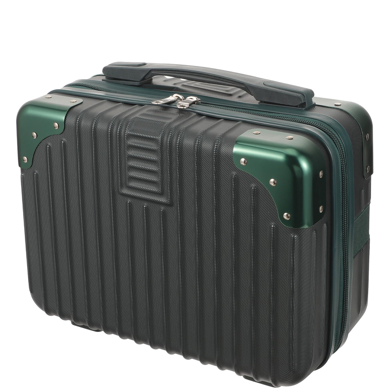 Porta Cosmetici da Viaggio in Abs Scomparti, Astuccio Organizzatore per Cosmetici e Articoli da Toilette, Borsa Portatile