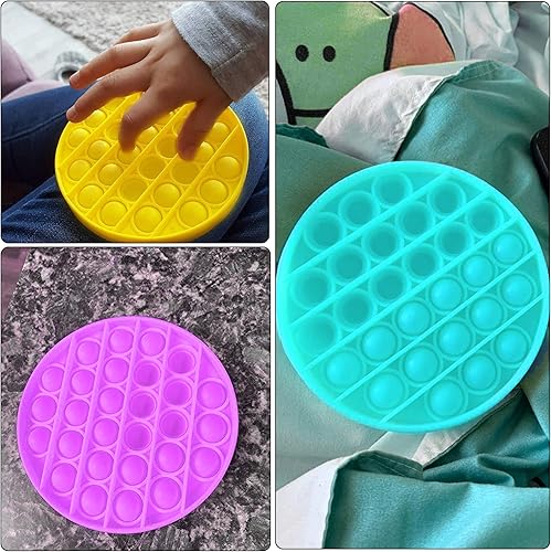 Miniatura 7 de Juguete para aliviar la ansiedad, ayuda sensorial, para apretar burbujas, para necesidades especiales de autismo, alivio del estrés, juguete para