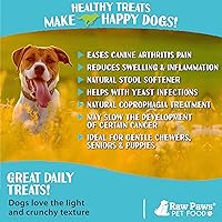 Vista 5 de Raw Paws Palitos de tripa de cordero verde para perros (paquete de 10) – Un solo ingrediente, alimentado con pasto y corral libre – Golosinas