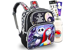 Jack and Sally Backpack Bundle: Perfect for School and Nightmare Before Christmas Fans