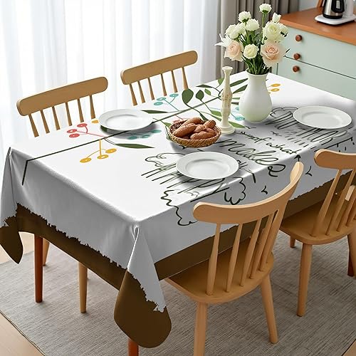 Miniatura 2 de Anchor Decoración Mantel by ambesonne, fuerza de camuflaje "Nosotros azul marino desde 1882" Uniforme Ejército Militar Barco Marino Badge, comedor