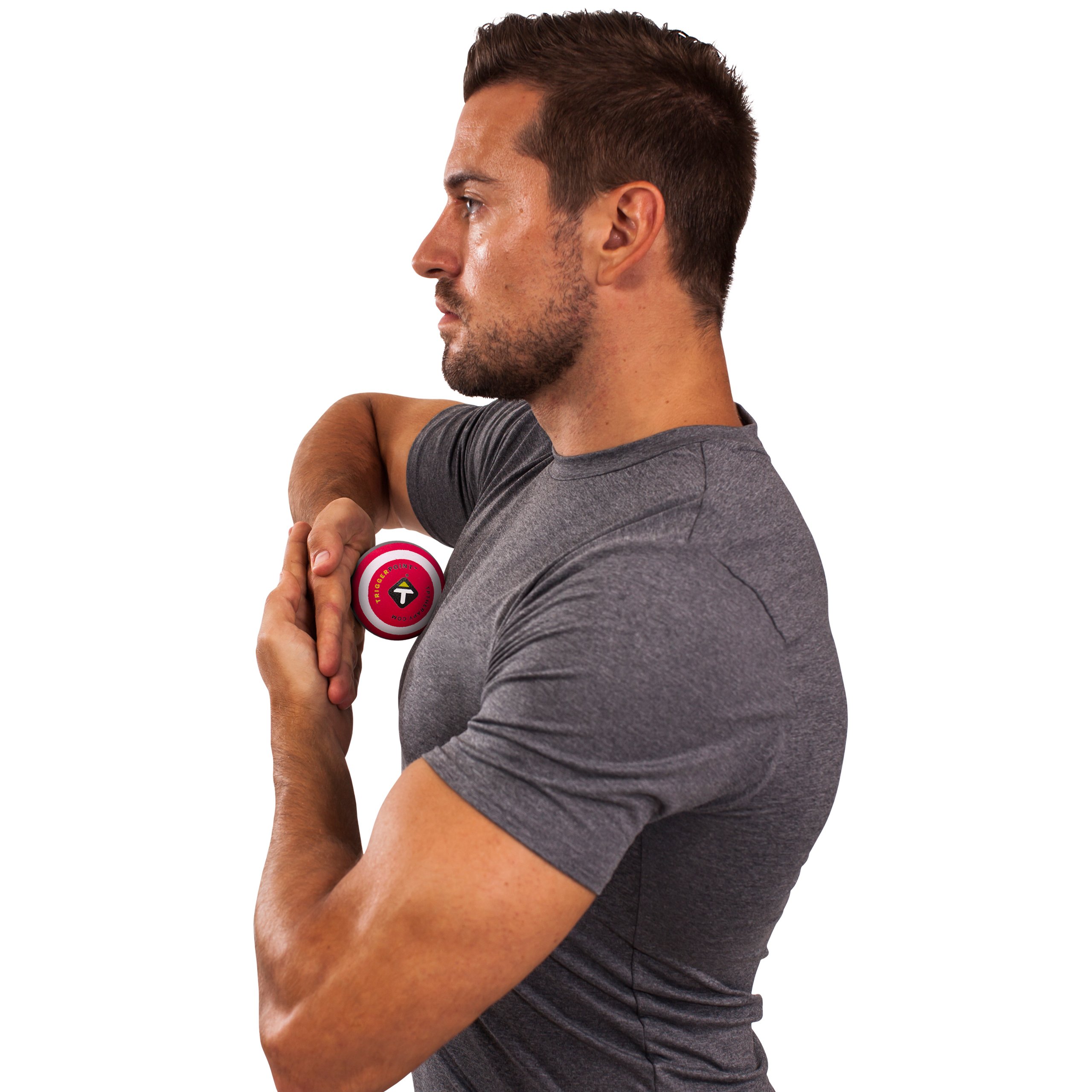 TriggerPoint MB5, Balle De Massage, Massage Pronfond Des Tissus Muscluclaires, Vert, Blanc Et Noir, 5''/12.7cm