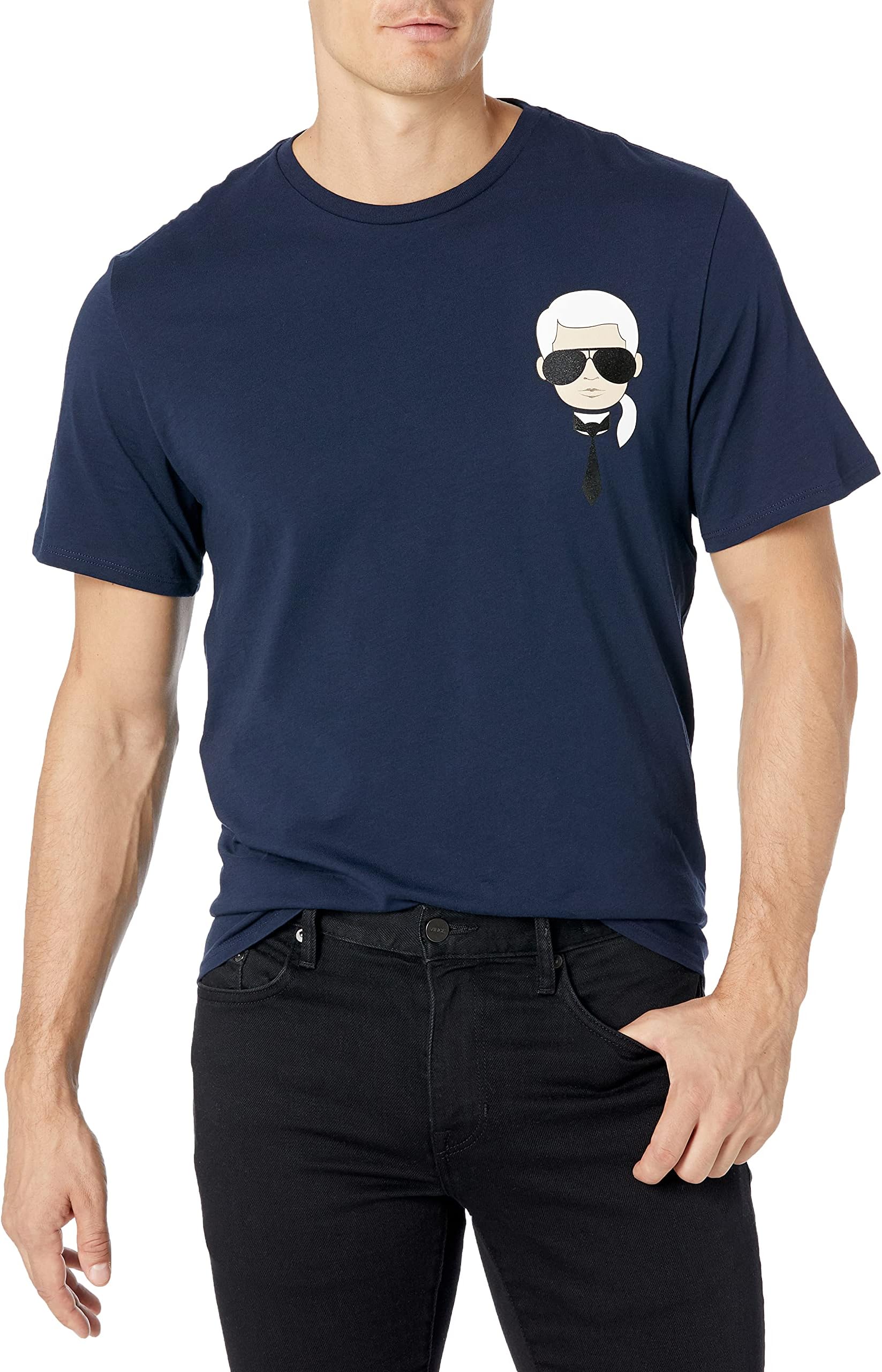 Karl Lagerfeld Men's Classic Karl Character T-Shirt