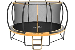 YORIN Trampoline 14ft Recreational Trampoline with Enclosure for Kids Adults