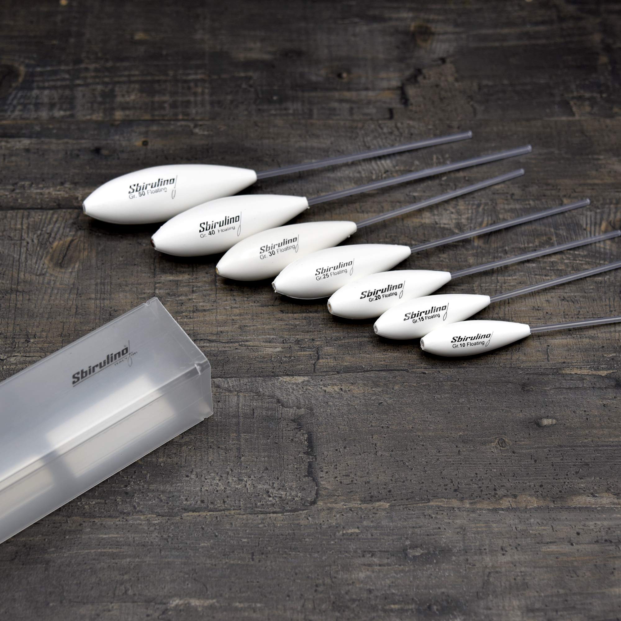 Kit Plus 7 Piece Floating Bombards. Shading container included, White - Image 3