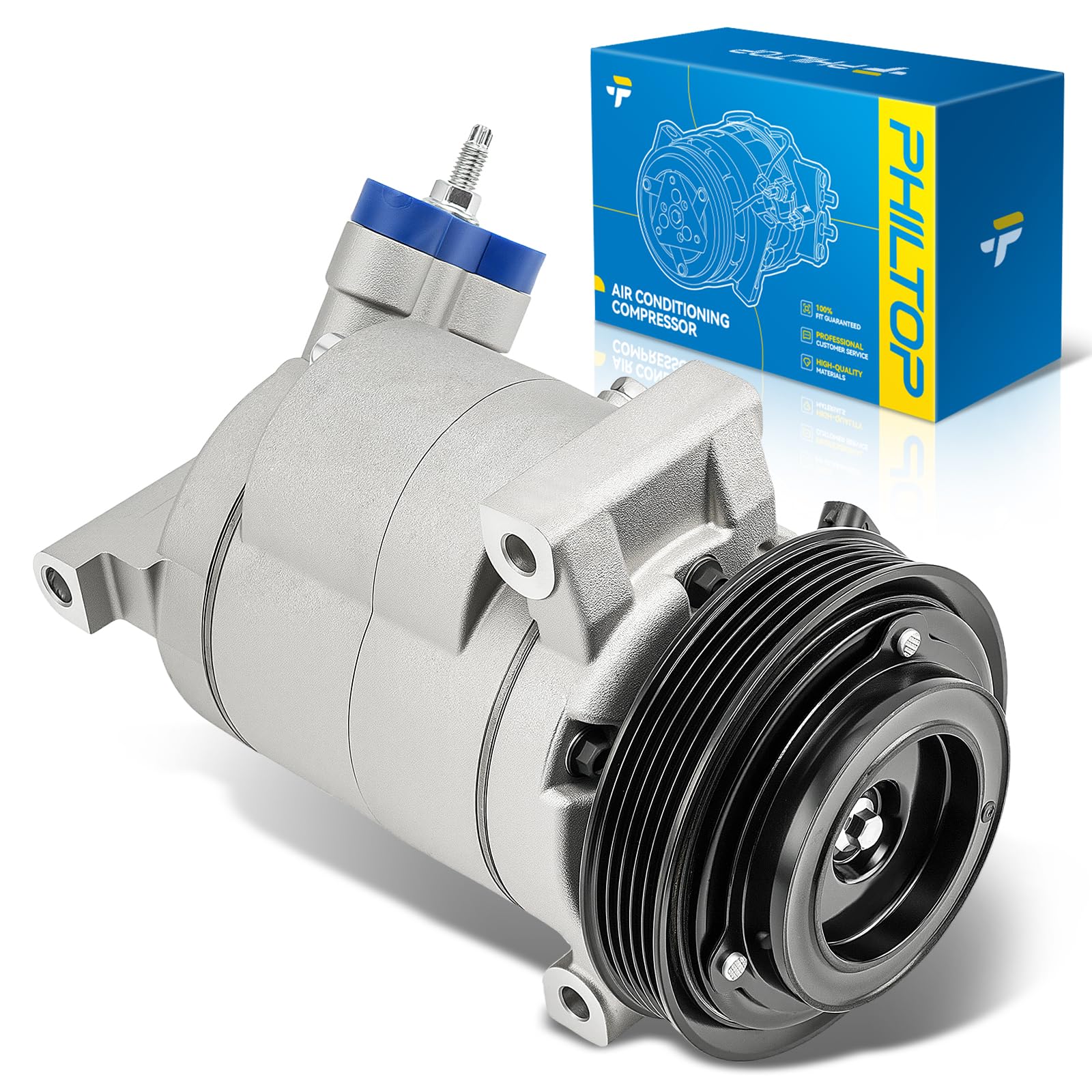 PHILTOP NEW AC Compressor w/Clutch for Chevy Equinox 2010-2011 2.4L