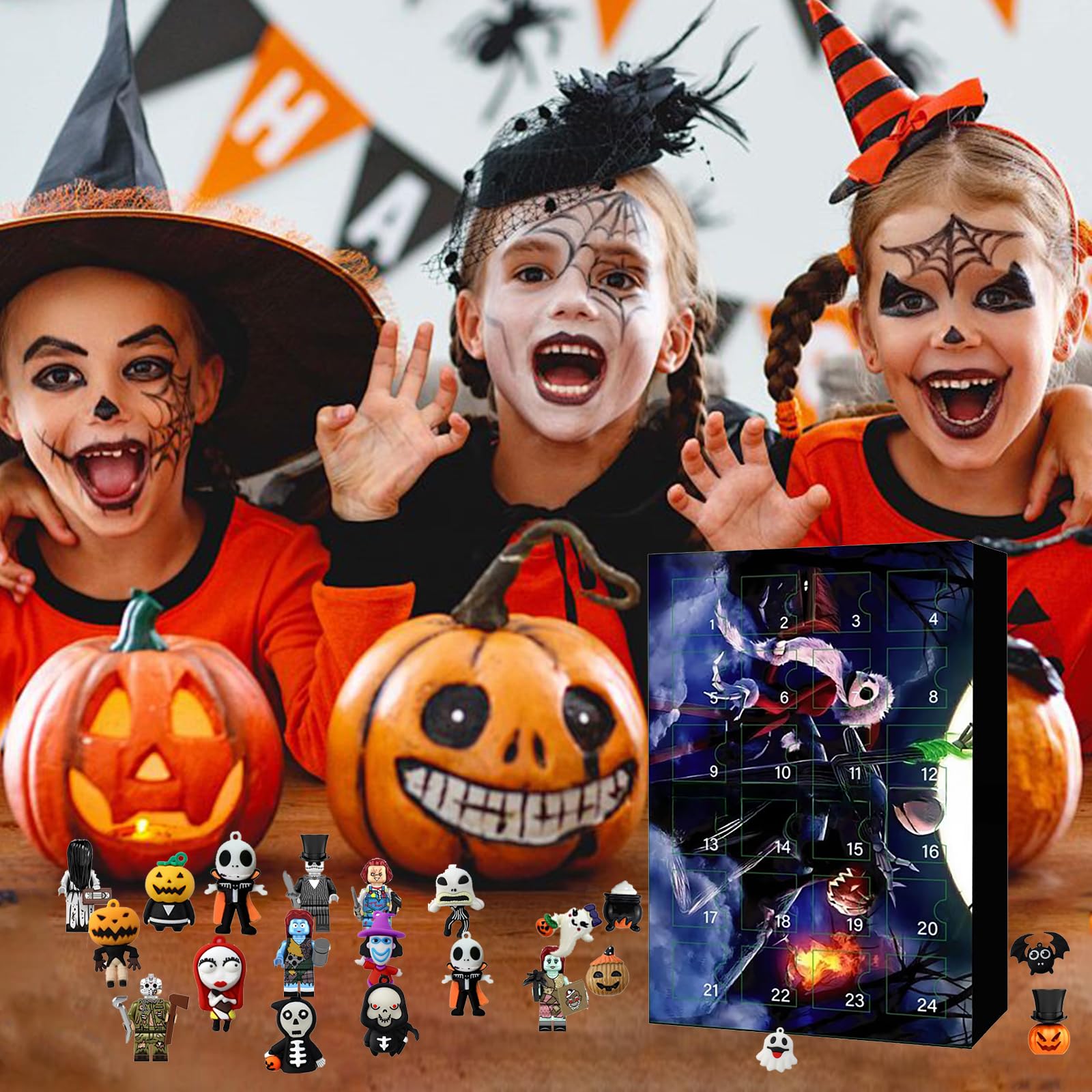 Halloween Adventskalender 2024 - 24 Grusel-Figuren Zum Countdown