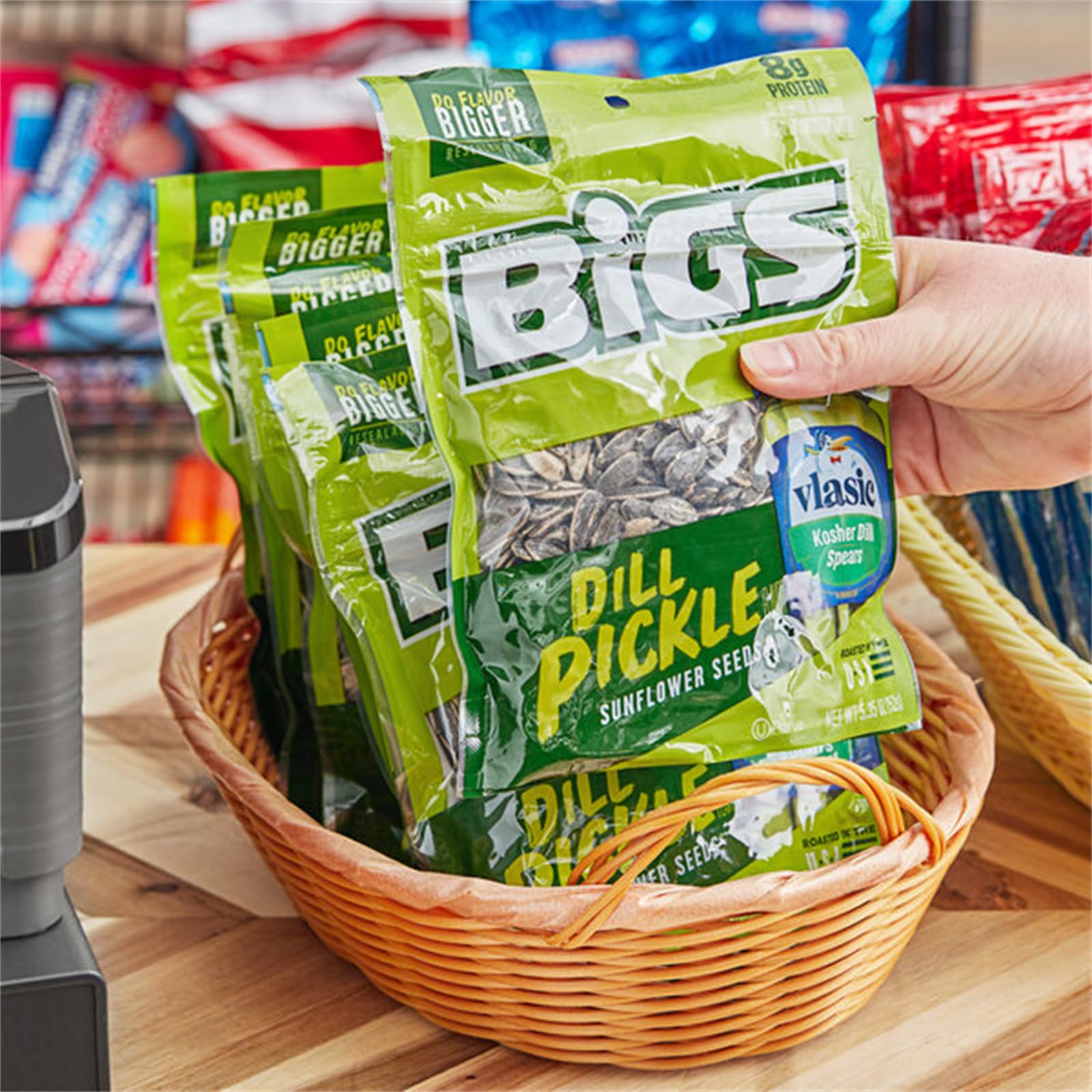 Amazon.com : BIGS Vlasic Dill Pickle Flavored Whole Sunflower